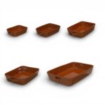 Bandejes rectangular